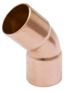2-1/2" Copper 45° Elbow