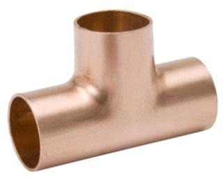 6" Copper Tee