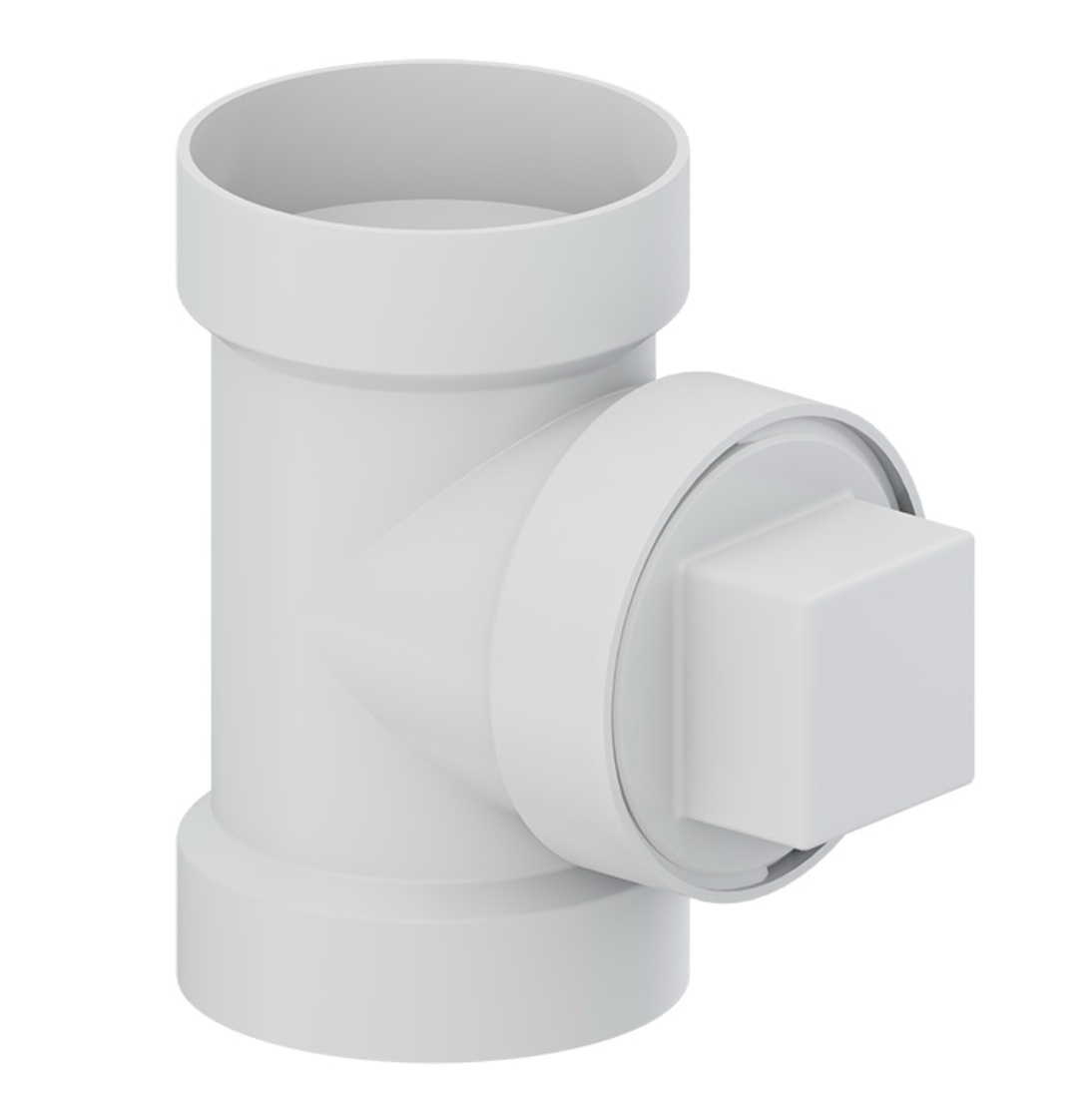 DWV LP444X-040 4 PVC DWV CLEANOUT TEE W/ C.O. PLUG (H x H)