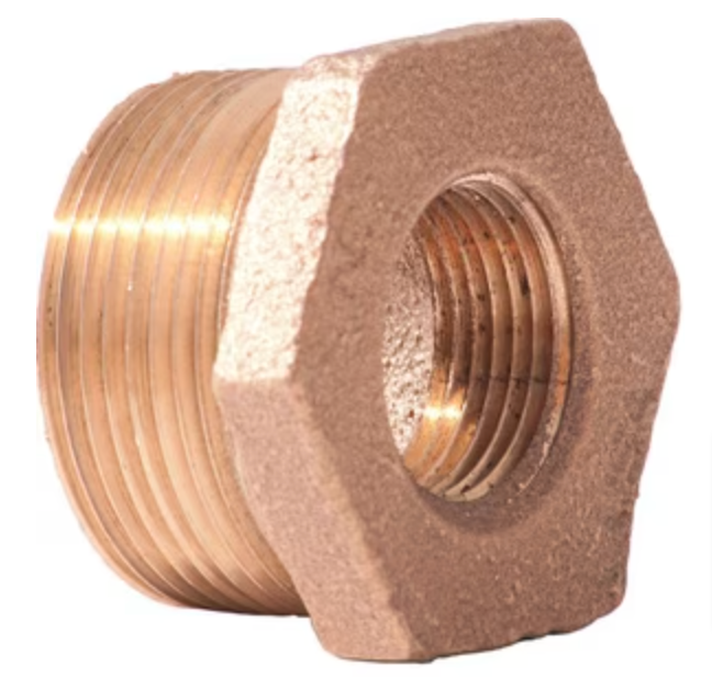 BF B-BU1108 4" X 2" BRASS BUSHING