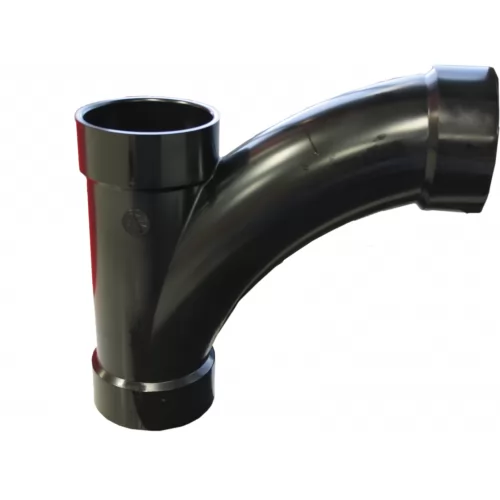 6 X 6 X 4 ABS Reducing Combination Wye & 1/8