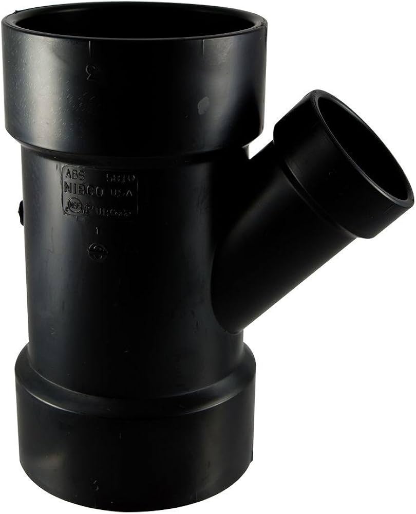 4 X 4 X 3 ABS Wye Reducing