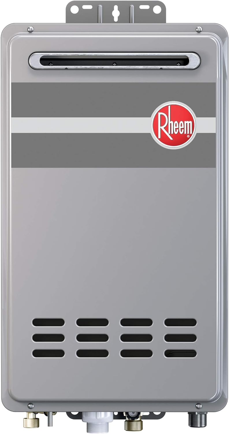 RHEEM RTG-84XLN OUTDOOR TANKLESS WATER HEATER 180K BTU 8.4 GPM