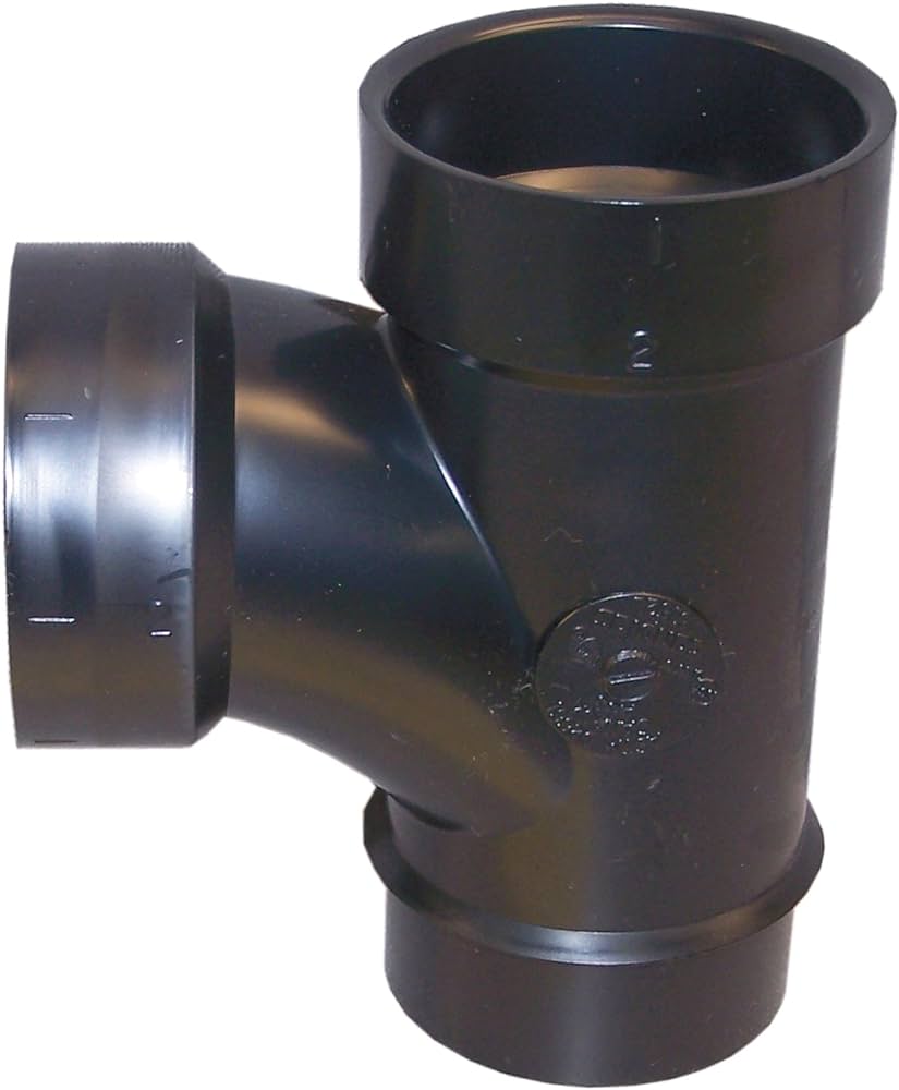 2 ABS Sanitary Tee Street