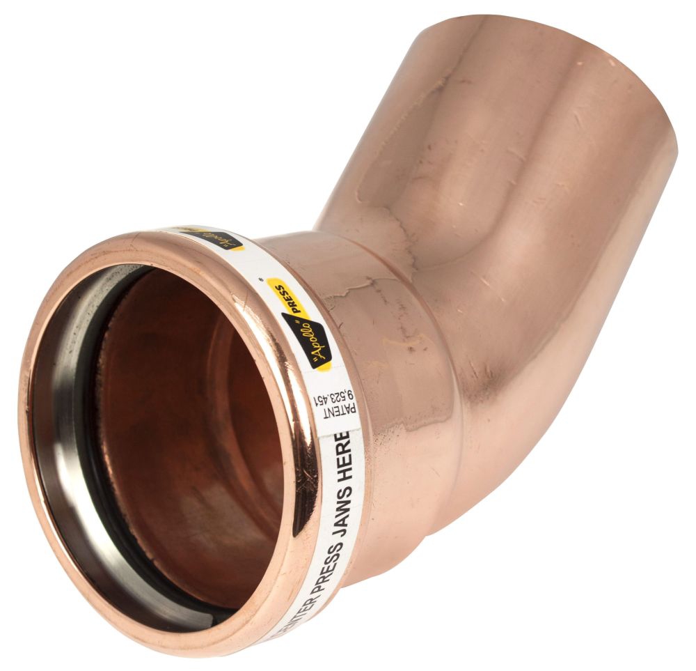APOLLO 10062042 3" COPPER STREET 45 ELBOW 806-2 FTG X PRESS