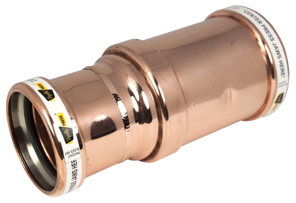 APOLLO 10066074 2-1/2" X 2" COPPER COUPLING 801R PRESS X PRESS