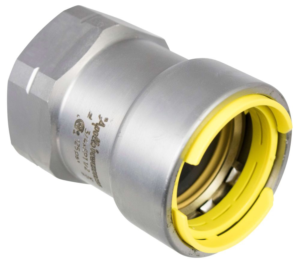 APOLLO PWR7482222 1-1/4" X 1" CARBON STEEL ADAPTER 403G GAS PRESS X FEMALE