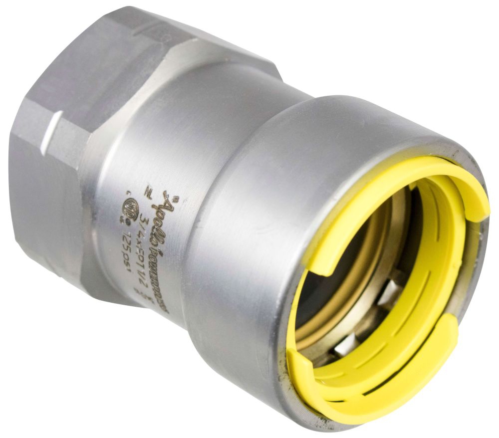 APOLLO PWR7482255 1-1/2" X 3/4" CARBON STEEL ADAPTER 403G GAS PRESS X FEMALE