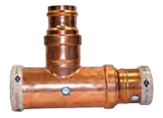 APOLLO 10066515 2-1/2" X 2" X 3" COPPER TEE 811R PRESS X PRESS X PRESS