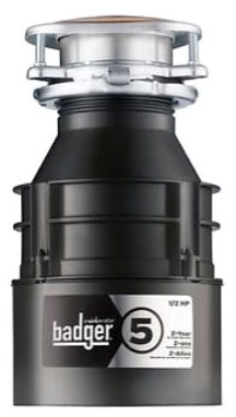 GARBAGE DISPOSAL ISE 76037A BADGER 5 W/CORD 1/2 HP