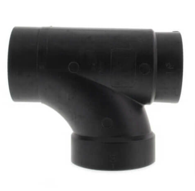 3 X 3 X 1 1/2 ABS Sanitary Tee Reducing Street