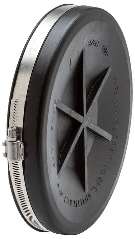 CAP END MISSION RUBBER 0701011 1-1/2"