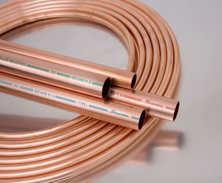LH40020 4 COPPER PIPE  TYPE L HARD 20 FT