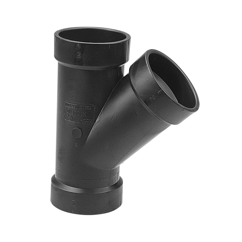 4 X 4 X 1 1/2 ABS Wye Reducing