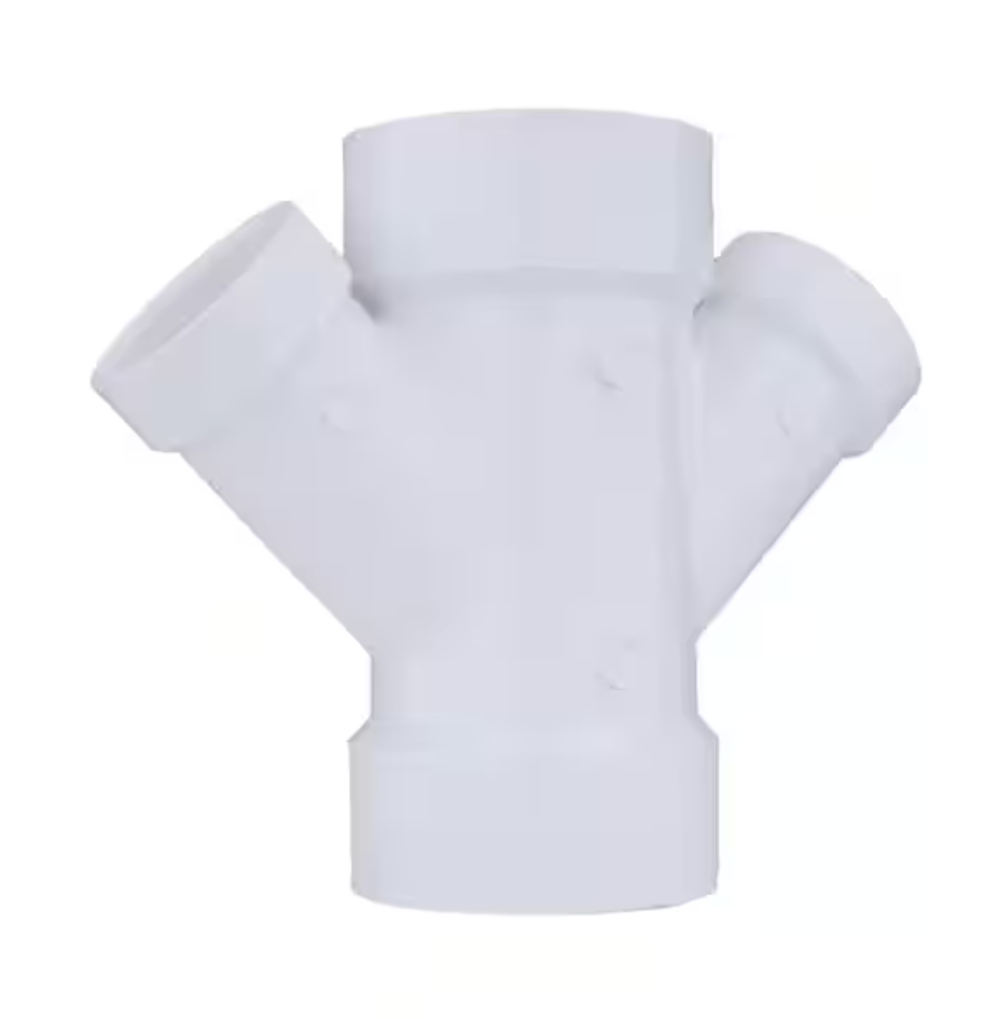 DWV LP612-422 4x4x3x3 PVC DWV REDUCING DOUBLE WYE