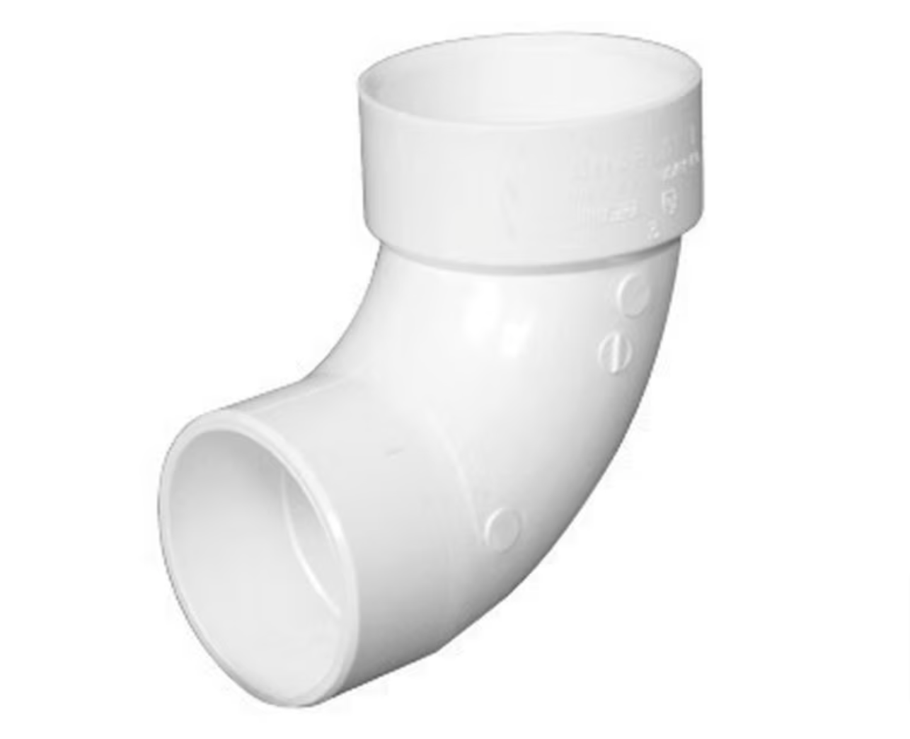 DWV LP302-015 1-1/2 PVC DWV 1/4 BEND, STREET  (S X H)