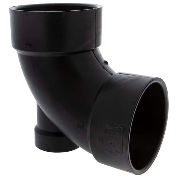 3 X 3 X 2 ABS 1/4 Bend w/Low Heel Inlet Street