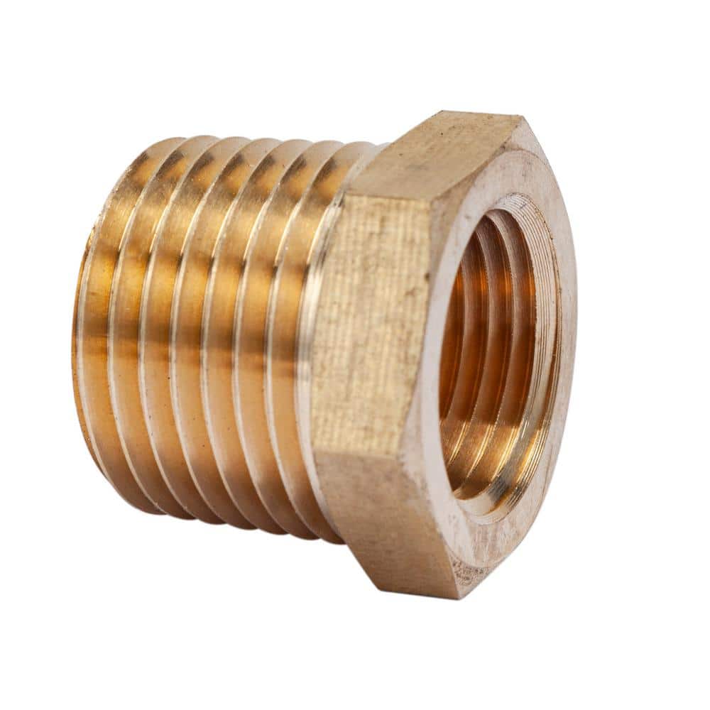 BF B-BU0302 1/2" X 3/8" BRASS BUSHING