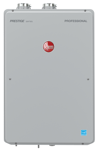 RHEEM RTGH-90DVLN-2 INDOOR TANKLESS WATER HEATER 180K BTU 9.0 GPM CONDENSATING