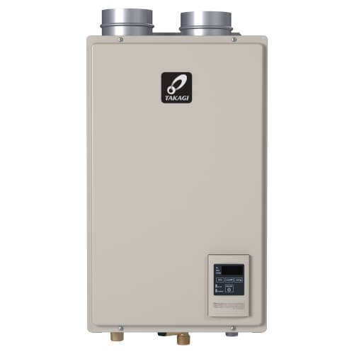 TAKAGI T-H3-M-DV-NG INDOOR CONDENSING TANKLESS WATER HEATER 120K BTU 6.6 GPM 1/2" GAS